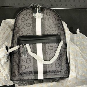 GUESS ELLA BACKPACK BLACK NEW